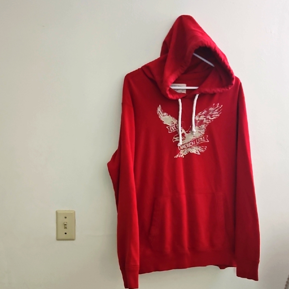 Lg Red Hoodie‎ with Graphic Design